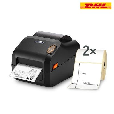 Starter-Sets für DHL-Warenpost international mit Logo