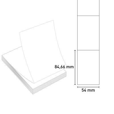 Bild Markenetiketten Premium Matte Ticket