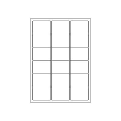 MARKENetiketten DIN A4 Blattetiketten aus Papier, 63,5 x 46,6 mm