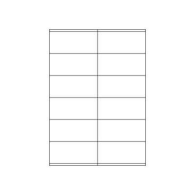 MARKENetiketten DIN A4 Blattetiketten aus Papier, 105 x 48 mm