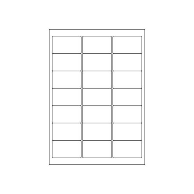 MARKENetiketten DIN A4 Blattetiketten aus Papier, 63,5 x 38,1 mm