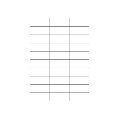 MARKENetiketten DIN A4 Blattetiketten aus Papier, 70 x 29,7 mm