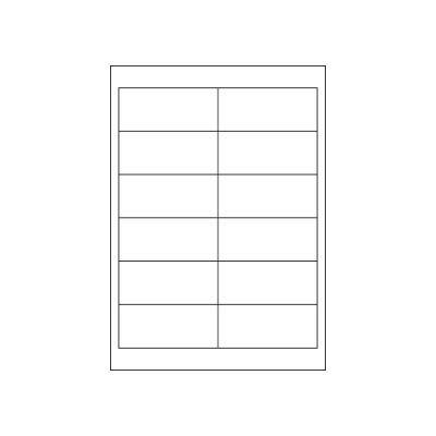 MARKENetiketten DIN A4 Blattetiketten aus Papier, 97 x 42,3 mm