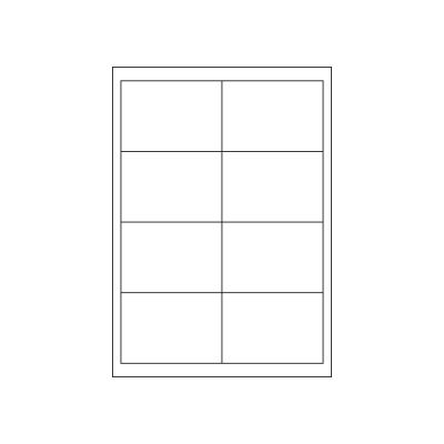 MARKENetiketten DIN A4 Blattetiketten aus Papier, 97 x 67,7 mm