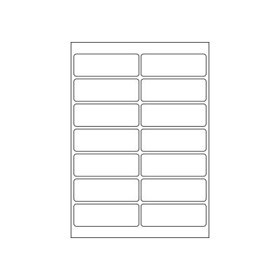 MARKENetiketten DIN A4 Blattetiketten aus Papier, 99,1 x 38,1 mm