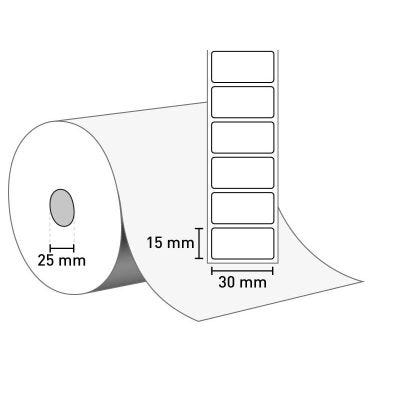 Bild MARKENetiketten Cosmetigo® Gloss White Ablösbar 30x15