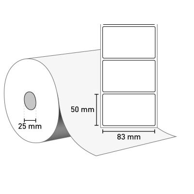 Bild MARKENetiketten Cosmetigo® Gloss White TT 83x50