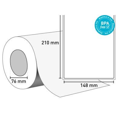 Etiketten auf Rolle 148x210/76