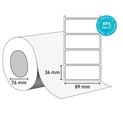 Etiketten auf Rolle 89x36/76