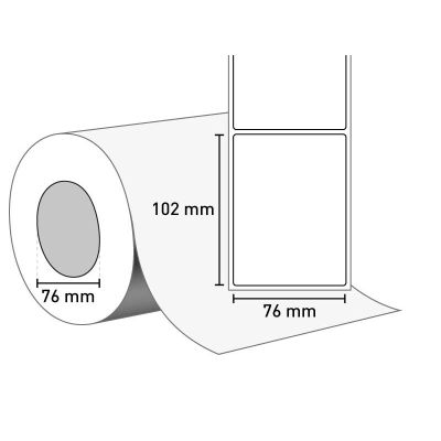 Bild Bagasse-Papieretiketten, 76 x 102 mm
