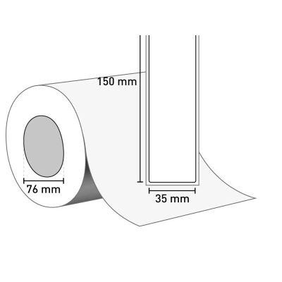 Etiketten auf Rolle 35x150/76