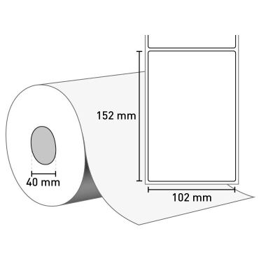 High Gloss Structure Label 102x152/40