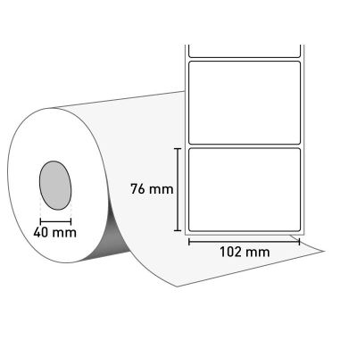 High Gloss Structure Label 102x76/40