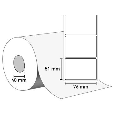 High Gloss Structure Label 76x51/40