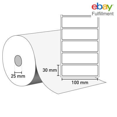 Etiketten auf Rolle 100x30/25