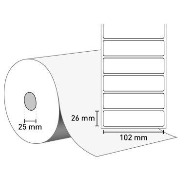 MARKENetiketten Cosmetigo® Gloss White TT 102x26/25