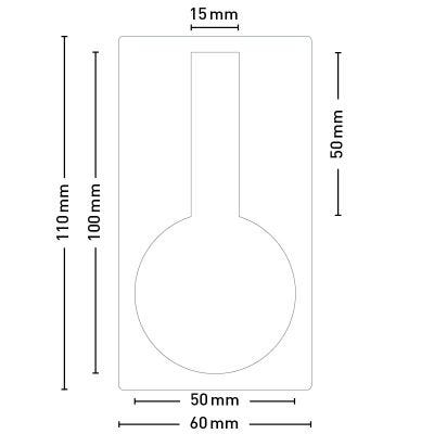 Siegeletiketten 50x100