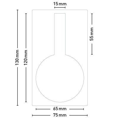 Siegeletikett 65x120