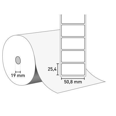 Etiketten auf Rolle 50,8x25,4/19
