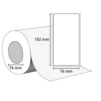 Bild Papieretiketten Z-Perform 1000D, 76x52 mm, 76er Kern