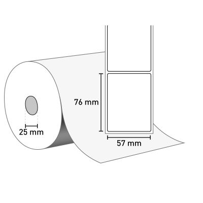 Thermopapier Etiketten Z-Select 2000D