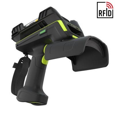 Zebra RFD9090 links mit Logo