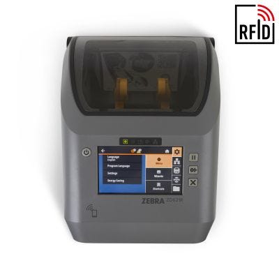 Zebra ZD621R mit Logo
