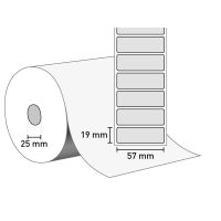 Etiketten auf Rolle 57x19/25