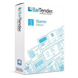 Seagull BarTender 2022 Starter Edition Etikettensoftware, Workstation Lizenz für eine unbegrenzte Anzahl an Druckern