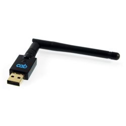 USB-WLAN-Stick 2,4 GHz 802.11/b/g/n + 5 GHz a/n/ac mit Stabantenne – für Cab-Etikettendrucker – 5977731